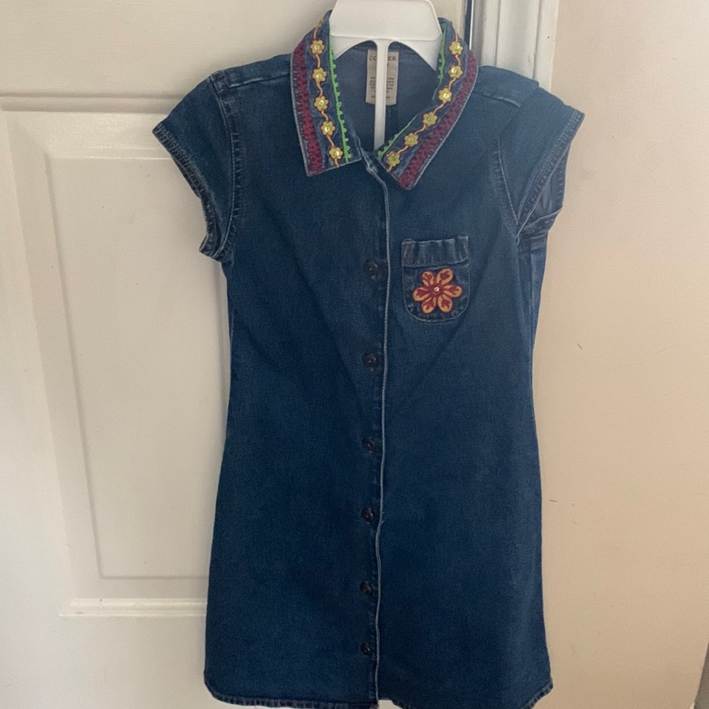 Copperkey blue Jean dress, size 6x
